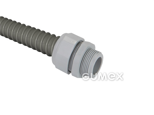 Konektor AUK 158 P, pro NORPLAST 112, 17mm/vněj.záv.PG11, mat.PA6/PP, -35°C/+80°C, IP67